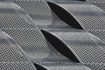 Wavy steel plates