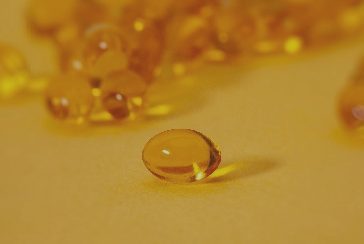 Small clear droplet of liquid
