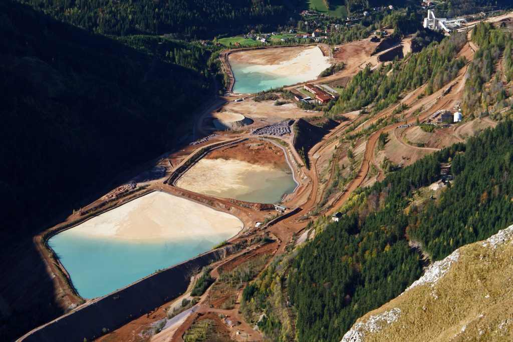 Iron Ore Mine Tailing Waste Basin