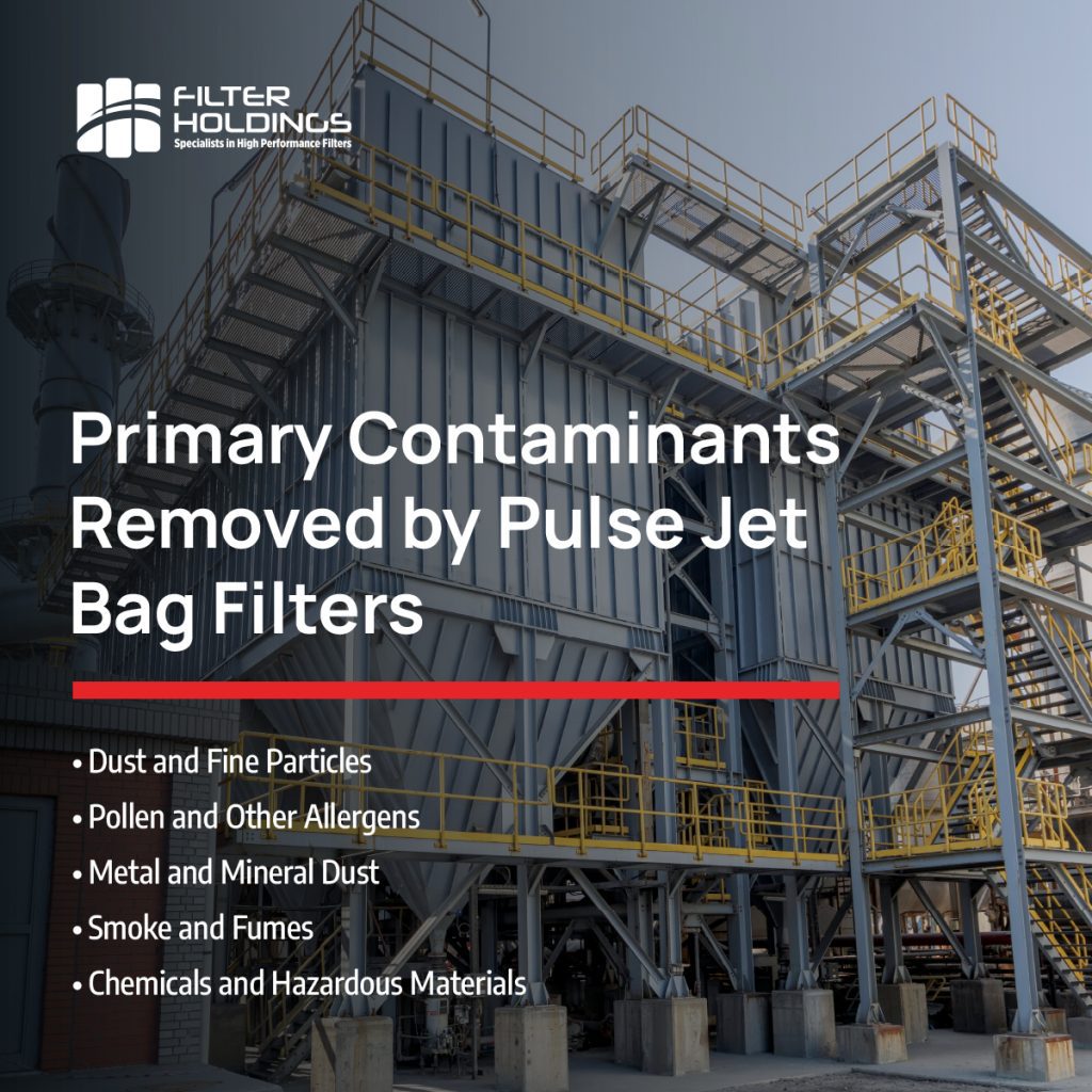 Primary Contaminants Removed by Pulse Jet Bag Filters
