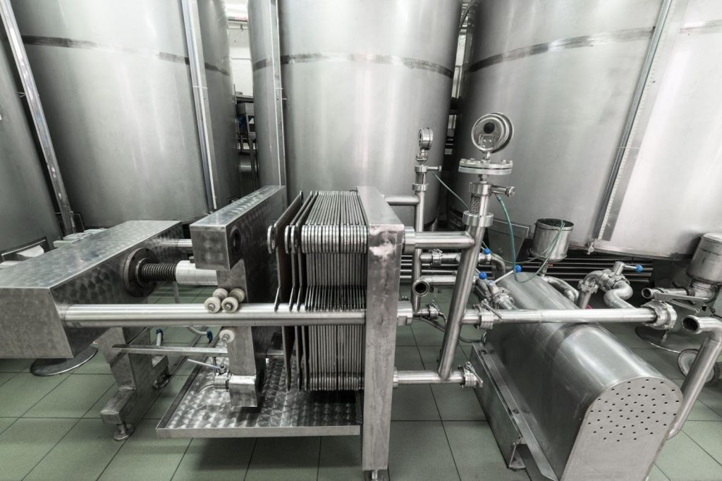 Large metal machinery