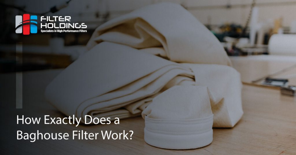 Fabric filters sitting on a table